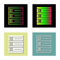 Ballot Paper Vector Icon