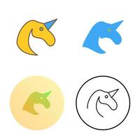 Unicorn Vector Icon