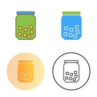 Sugar Bottle Vector Icon