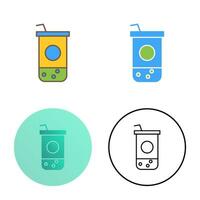 Chocolate Shake Vector Icon