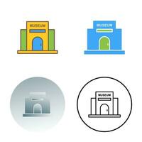 Museum Building Vector Icon