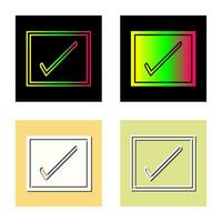 Checkbox Vector Icon