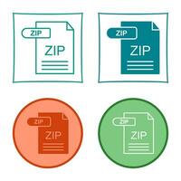 ZIP Vector Icon