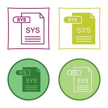 SYS Vector Icon