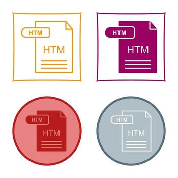 HTM Vector Icon