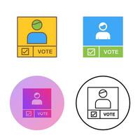 Candidate Banner Vector Icon