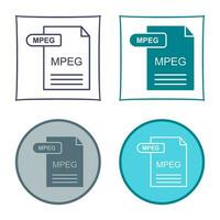 MPEG Vector Icon