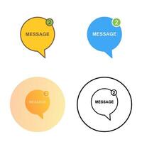 Message Bubbles Vector Icon