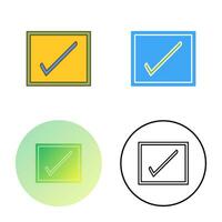 Checkbox Vector Icon