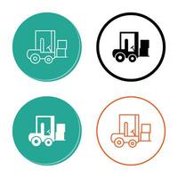 Forklifter Vector Icon