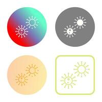 Unique Virus Vector Icon