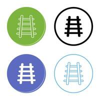 Train Tracks Vector Icon