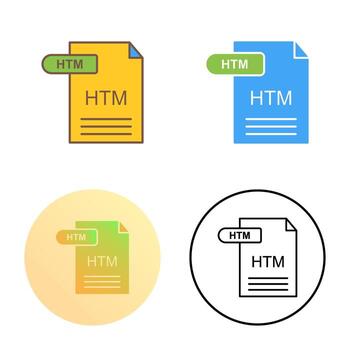 icono de vector de html