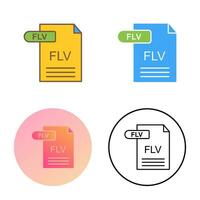 FLV Vector Icon