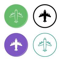 Flying Airplane Vector Icon