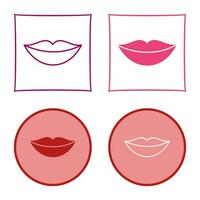 Lips Vector Icon