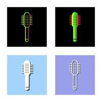 icono de vector de peine