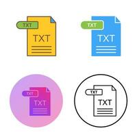 TXT Vector Icon