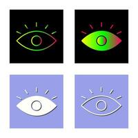 icono de vector de ojo