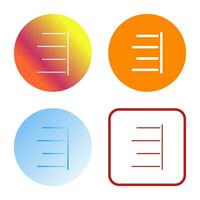 Unique Right Align Vector Icon