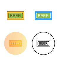 Beer Sign Vector Icon