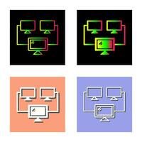 Connected Systems Vector Icon