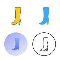 Long Boots Vector Icon