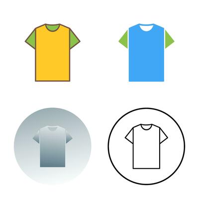 Plain T Shirt Vector Icon