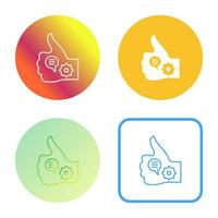 Unique Like Marketing Vector Icon