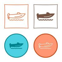 Speed Boat Vector Icon