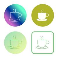 Unique Hot Coffee Vector Icon