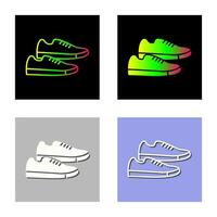 icono de vector de zapatillas