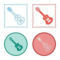 icono de vector de guitarra