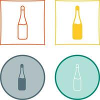 Champagne Bottle Vector Icon