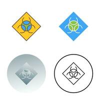 Biological Hazard Vector Icon