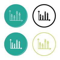Candidate Graph Vector Icon