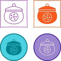 Cookie Jar Vector Icon