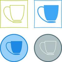 icono de vector de taza de café