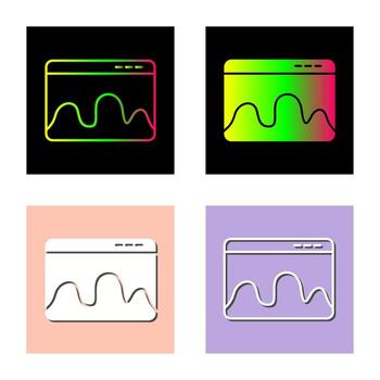 Webpage Statistics Vector Icon