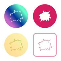 Unique Explosion Vector Icon