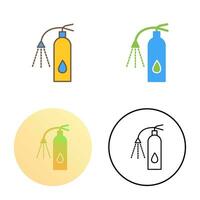 Unique Using Extinguisher Vector Icon