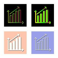 Rising Statistics Vector Icon