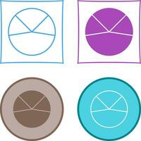 Pie Chart Analysis Vector Icon