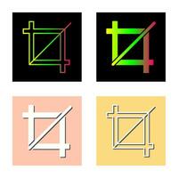 Unique Crop Vector Icon