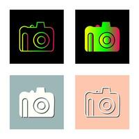 Unique DSLR Camera Vector Icon