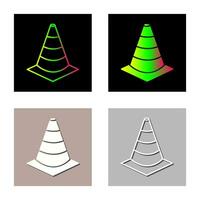 Unique Cone Vector Icon