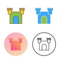 Unique Castle Vector Icon