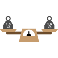 Scale weight measurement unit kilograms png