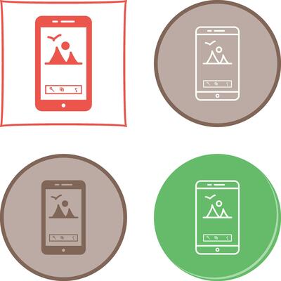 Unique Edit Picture Vector Icon