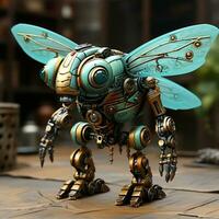 3d Robot dragonfly photo